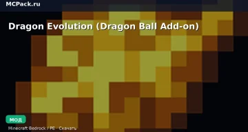 Мод Dragon Evolution (Dragon Ball Add-on) Minecraft BE