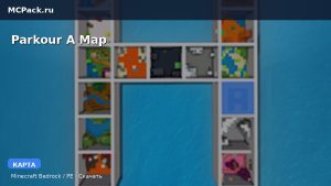 Карта Parkour A Map Minecraft PE