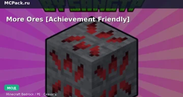 Мод More Ores [Achievement Friendly] Minecraft BE