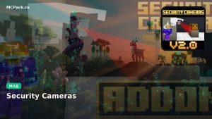 Мод Security Cameras Minecraft BE