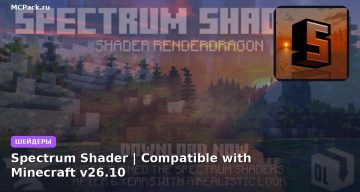 Шейдеры Spectrum Shader | Compatible with Minecraft v26.10 Minecraft BE