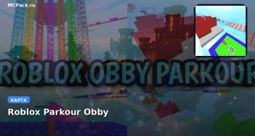 Карта Roblox Parkour Obby Minecraft PE