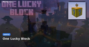 Карта One Lucky Block Minecraft PE