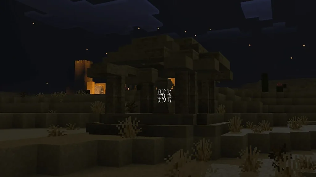 Мод Simple Waystone Minecraft BE