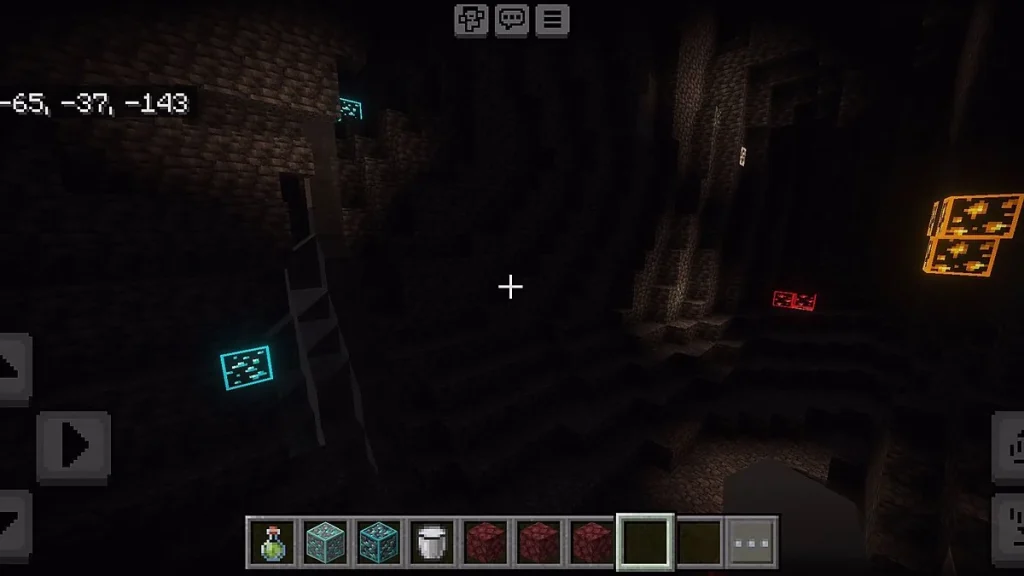 Шейдеры Spot That Ore | Glowing Ore Minecraft BE