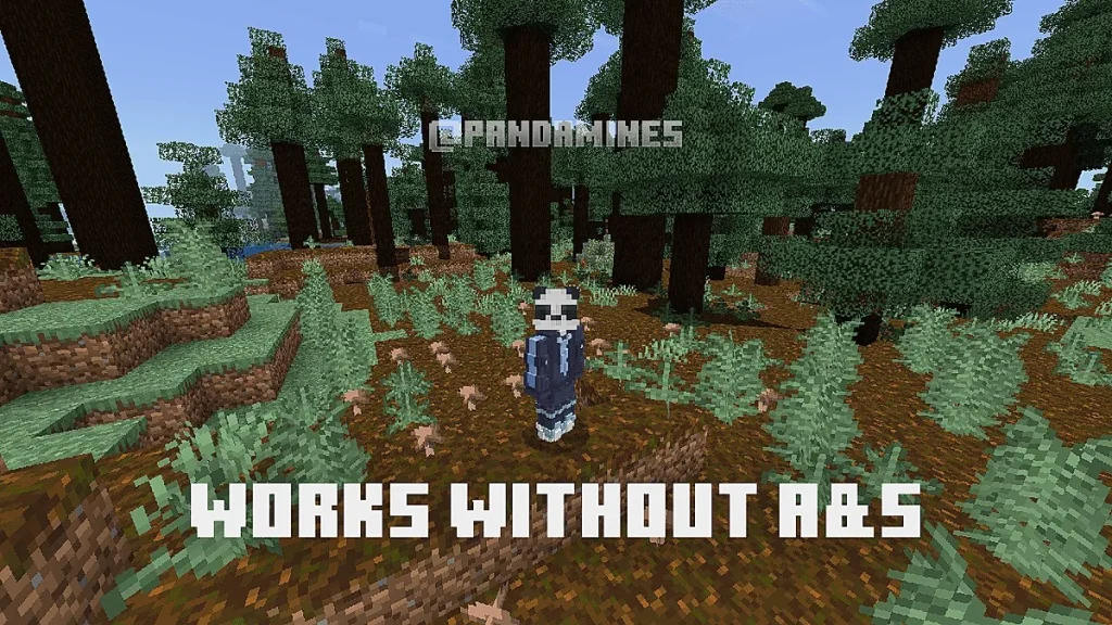 Шейдеры PandaMine's 3D Skin Layer - A&S Compatible (Vanilla + Actions & Stuff Support) | SkinLayer 3D A&S Minecraft BE