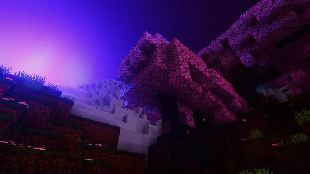 Шейдеры Zyra visuals Minecraft BE