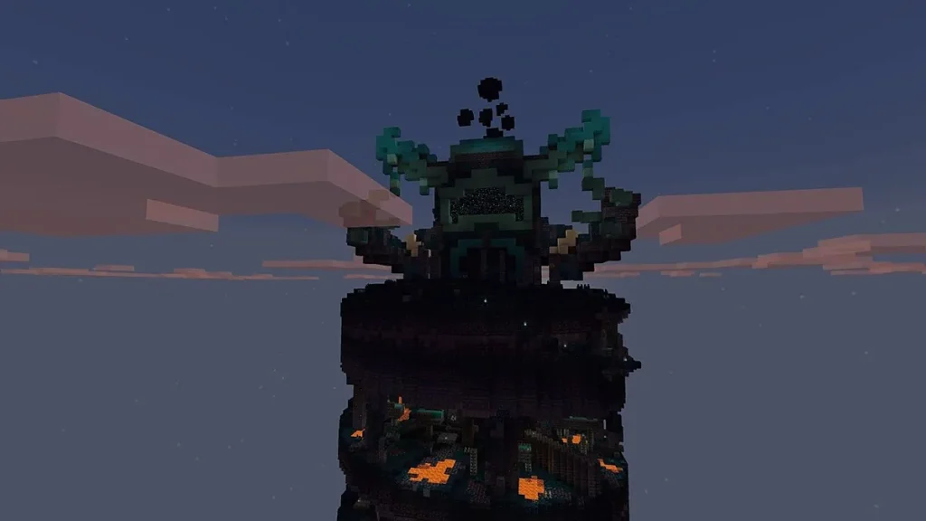 Карта Warden Parkour Minecraft PE