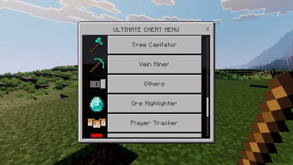 Мод Ultimate Cheat Menu - Achievement Friendly Minecraft BE