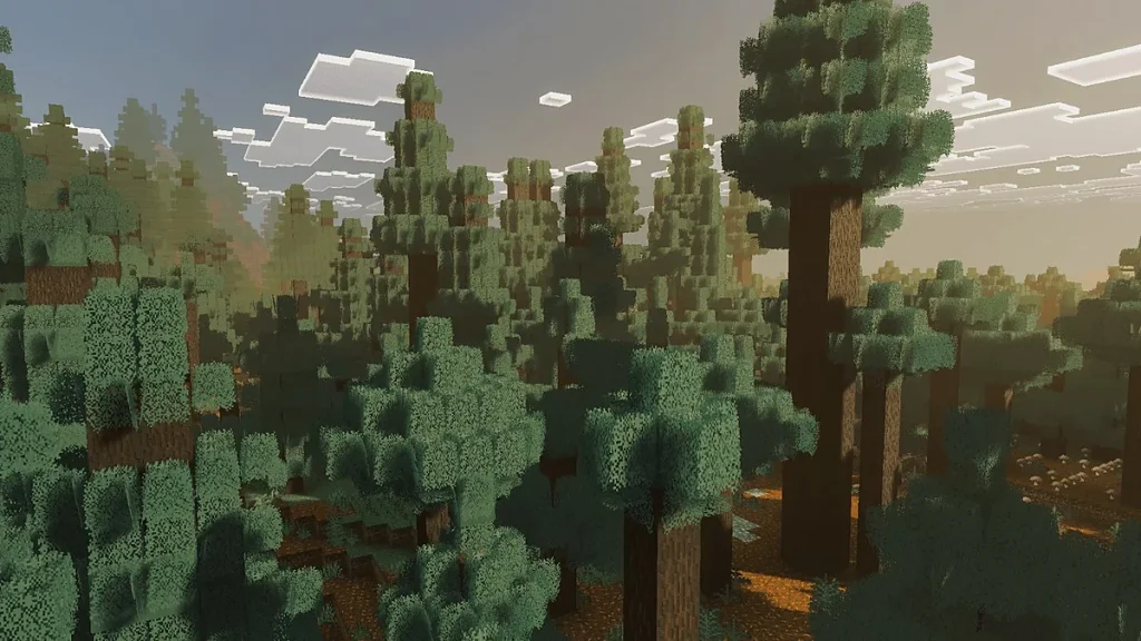Шейдеры Better Bushy Leaves Minecraft BE