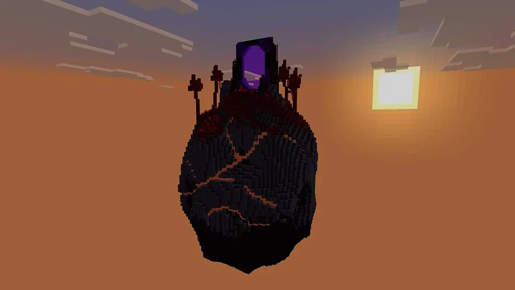 Карта One Block Sky Challenge Minecraft PE