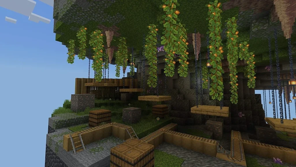 Карта Spiral Parkour Challenge Minecraft PE