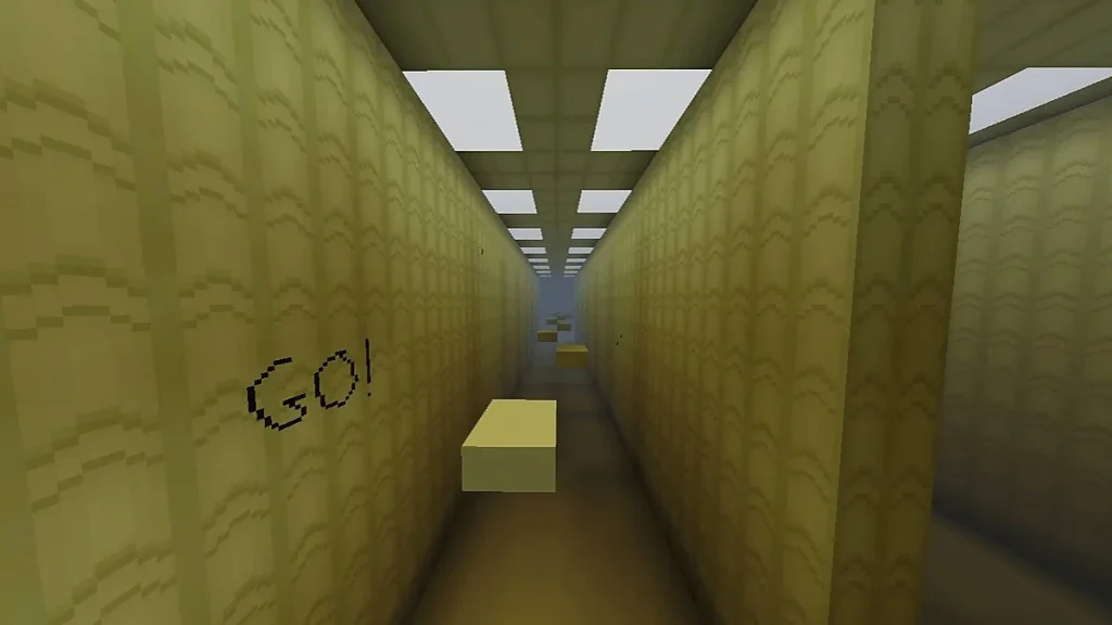 Карта Backrooms Parkour Minecraft PE