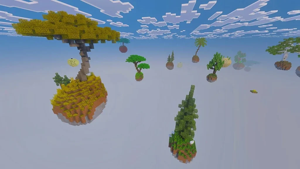 Карта One Block Lucky Block Minecraft PE
