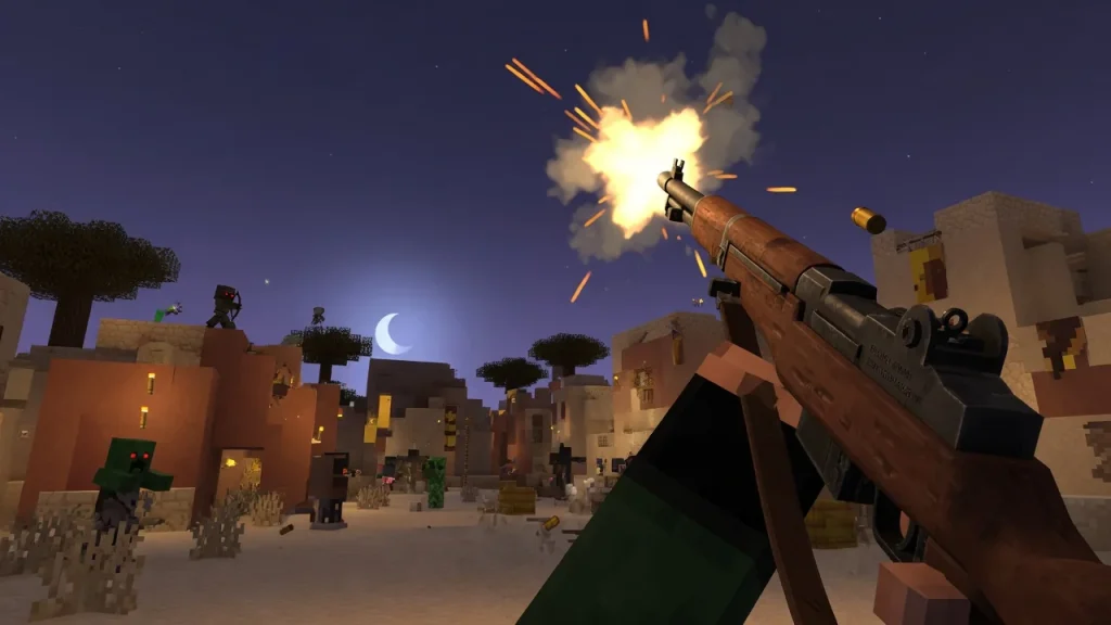 Мод MORE GUN (classic) Minecraft BE