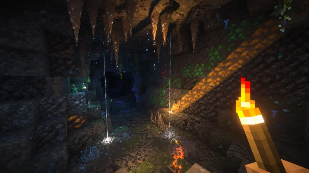 Мод Dynamic Light | Dynamic Lights Minecraft BE