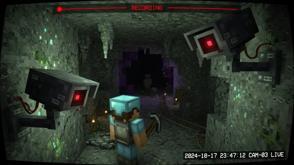 Мод Security Cameras Minecraft BE