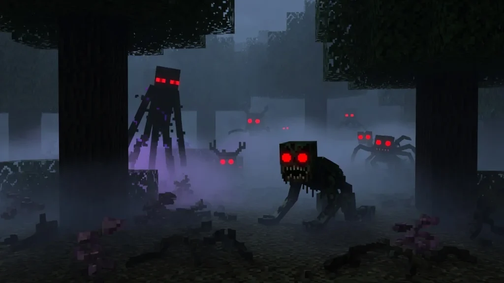 Мод Nightmare Overload  Minecraft BE