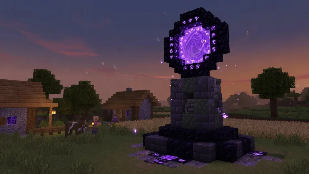 Мод Simple Waystone Minecraft BE