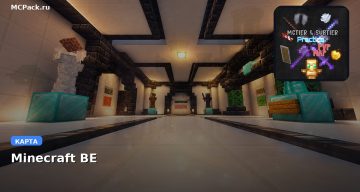 Карта MCtier pvp Practice Map | V2.1: 1v1, 2v2 update Minecraft PE