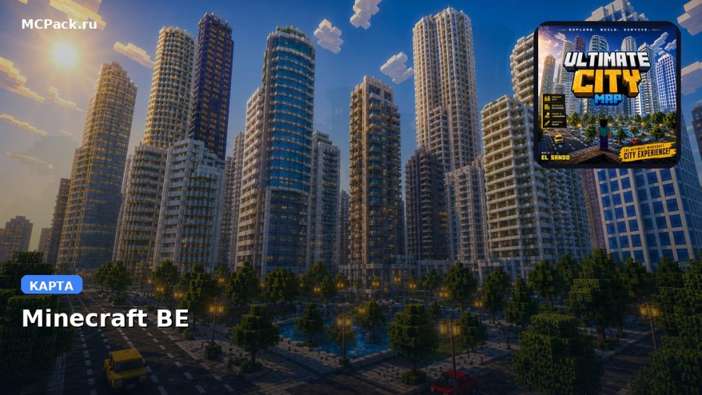 Карта Ultimate City Map | EL SANDO Minecraft PE