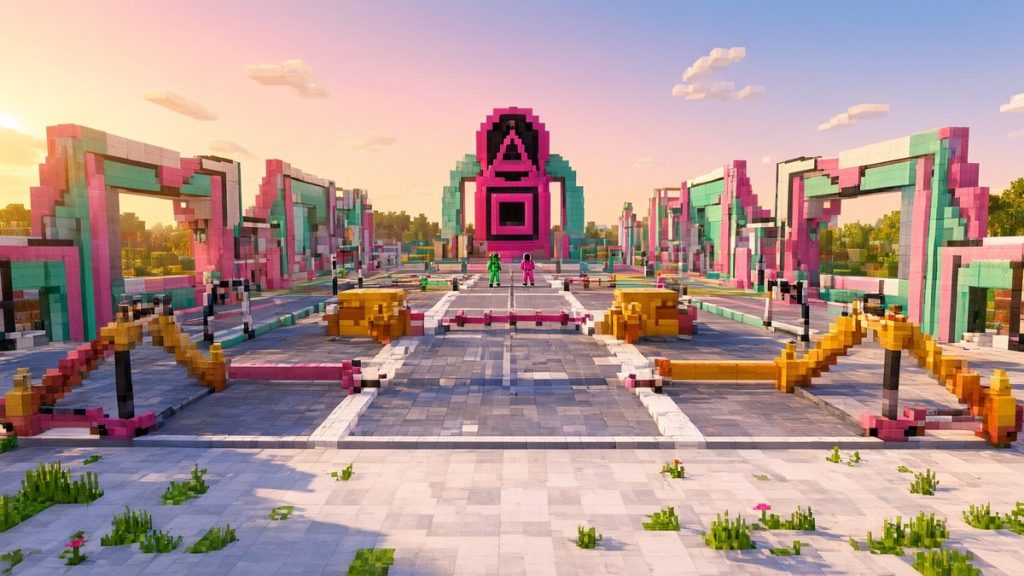 Карта Пятиборье на шести ногах Minecraft PE
