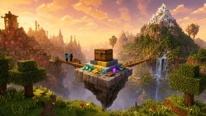 Карта Один сундук: хаос в кубе Minecraft PE