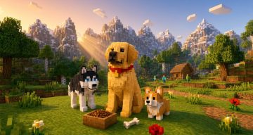 Мод Собаки плюс Minecraft BE