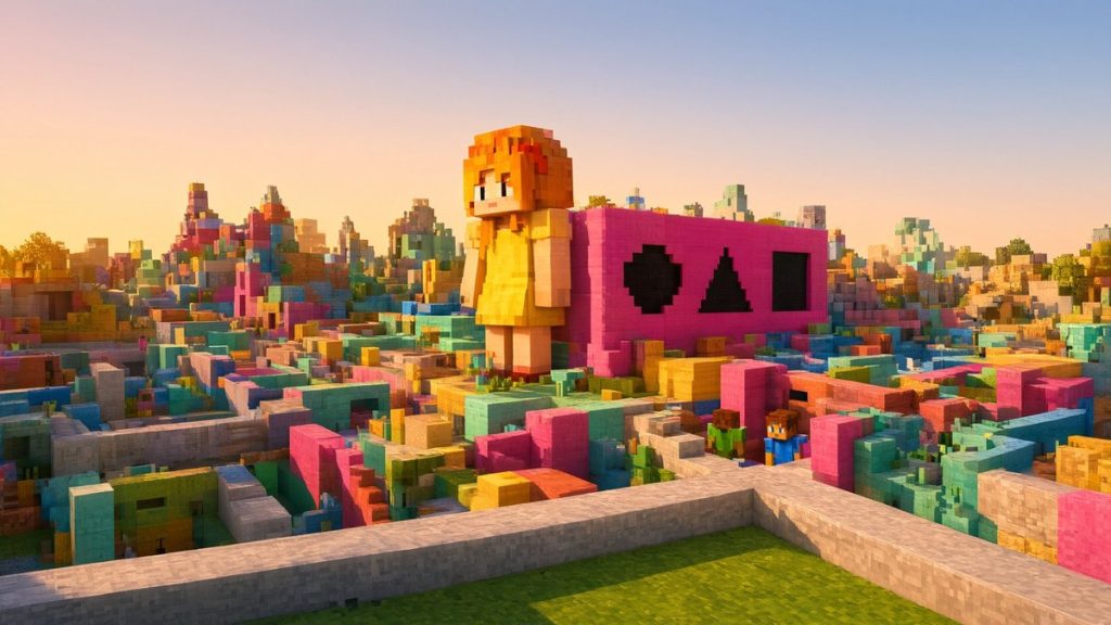 Карта Игра в кальмара: прятки Minecraft PE