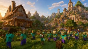 Карта Растения против зомби Minecraft PE