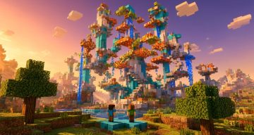 Карта Паркур-куб Minecraft PE