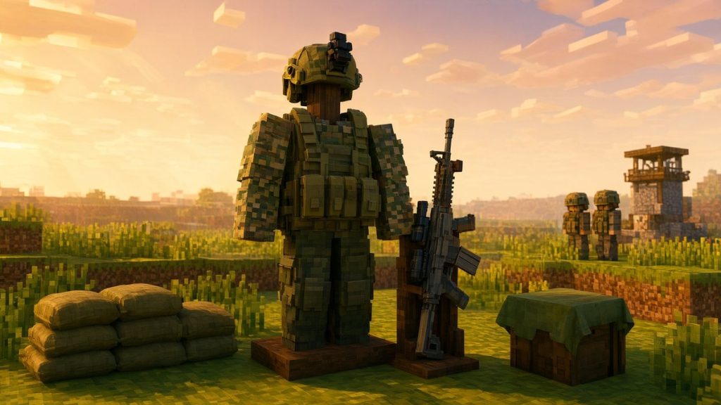 Мод Арсенал квартирмейстера Minecraft BE