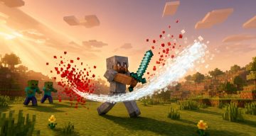 Мод Бой Java: разящий клинок и кровь Minecraft BE