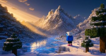 Шейдеры Визуальный стиль Sans Minecraft BE