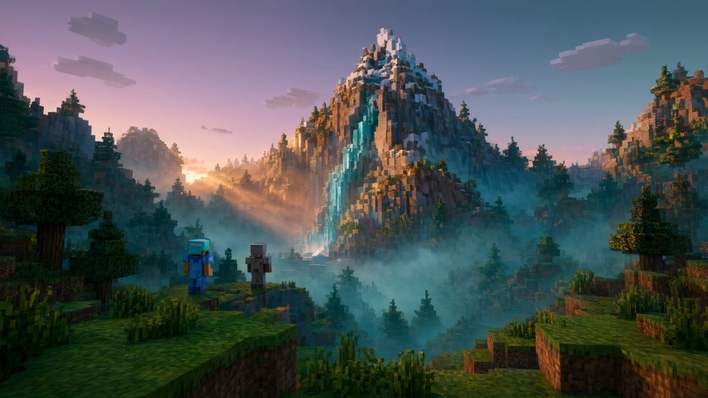 Шейдеры Сумеречные визуалы Minecraft BE
