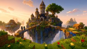 Карта Классический небесный вызов Minecraft PE