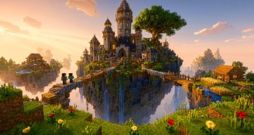 Карта Классический небесный вызов Minecraft PE