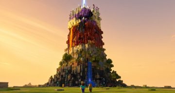Карта Один чанк: случайные слои Minecraft PE