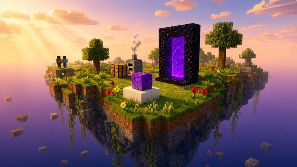 Карта Один шалкеровый ящик Minecraft PE