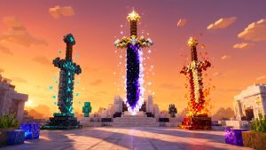 Мод Последние желанные мечи Minecraft BE