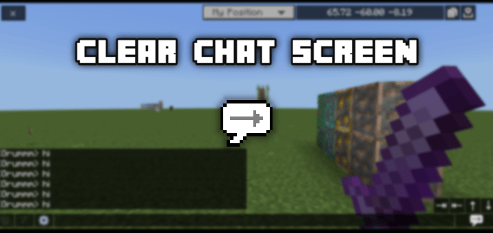 Текстуры Clear Chat Screen Minecraft BE