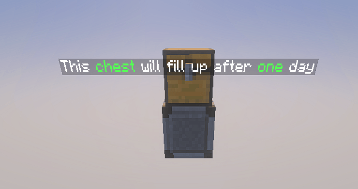 Карта Один сундук: хаос в кубе Minecraft PE