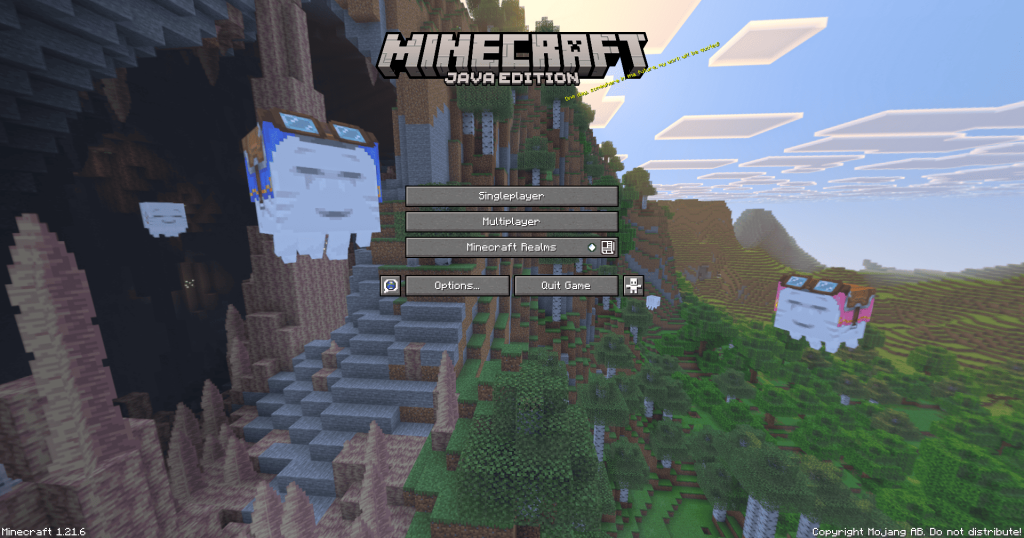 Шейдеры Панорама «Погоня за небесами» Minecraft BE