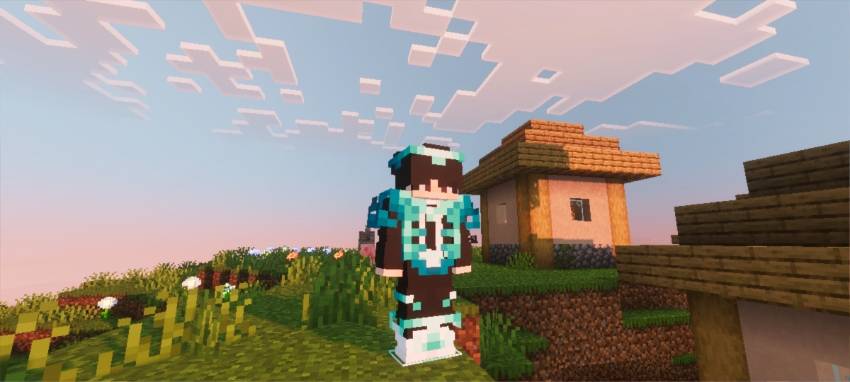 Текстуры невидимой брони Minecraft BE