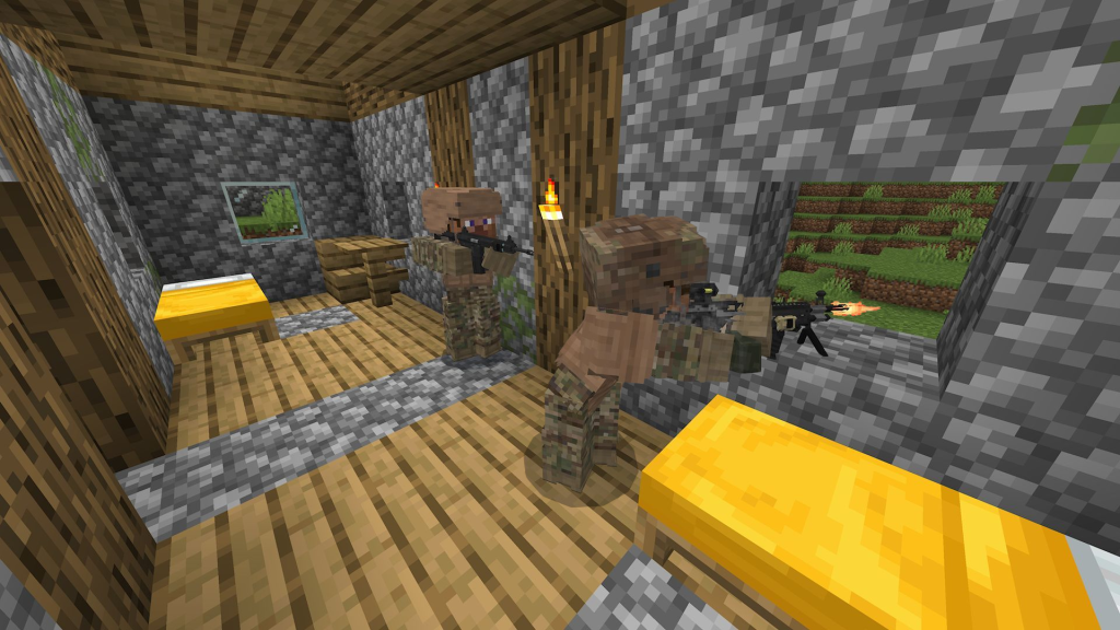 Мод Арсенал квартирмейстера Minecraft BE