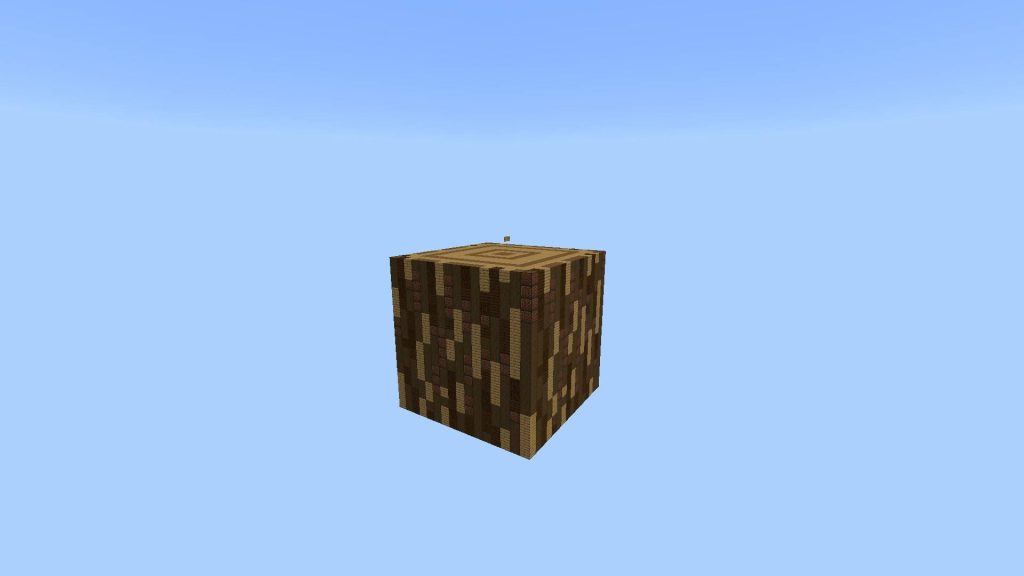 Карта Гигантский один блок Minecraft PE