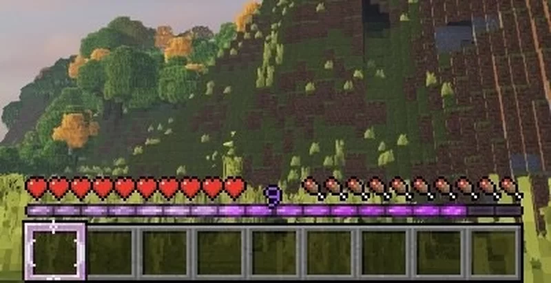 Текстуры полоски опыта и прицела Twilight Minecraft BE