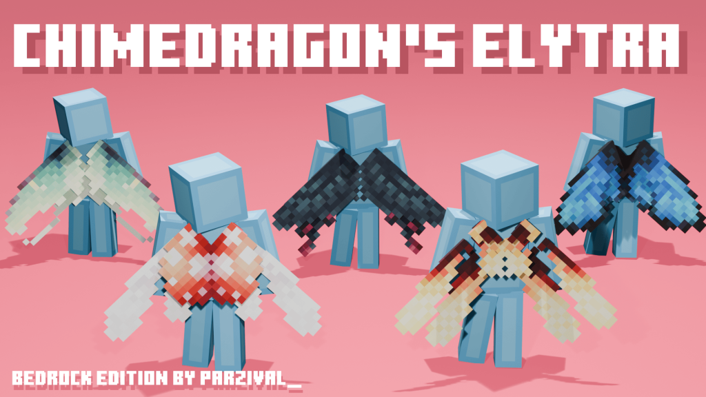 Текстуры элитр Chimedragon Minecraft BE
