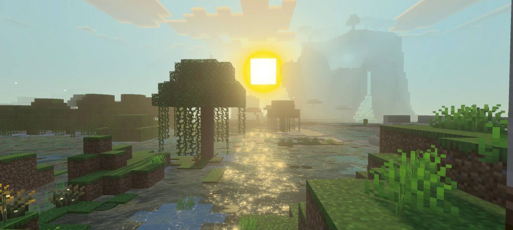 Текстуры шейдера Genshin Zephyr Minecraft BE