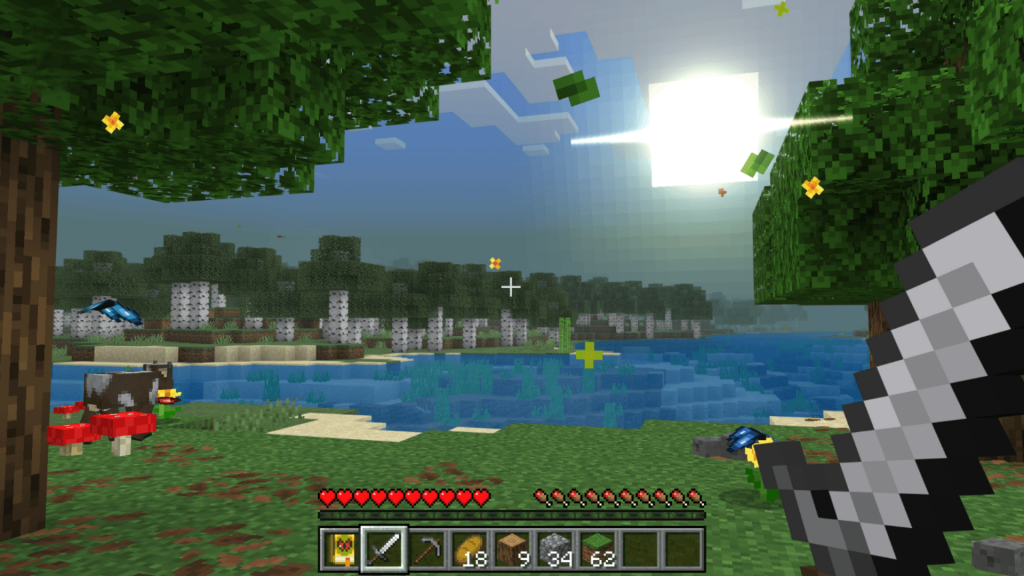 Мод VFXCore: визуальные эффекты Minecraft BE